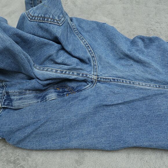 Levi's 505 Jeans Mens Size 38x30 Blue Regular Straight 100% Cotton Denim Pants - Picture 10 of 16